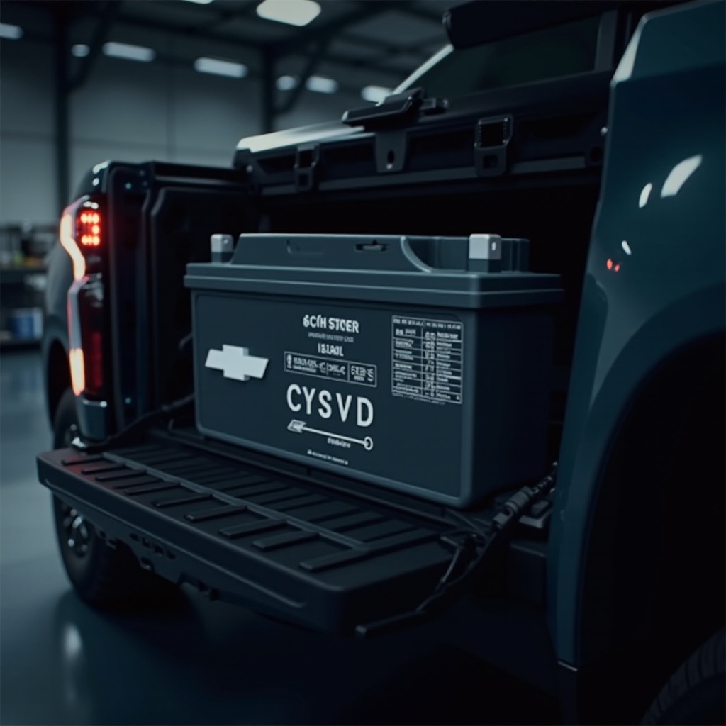 chevrolet silverado tamanho da bateria