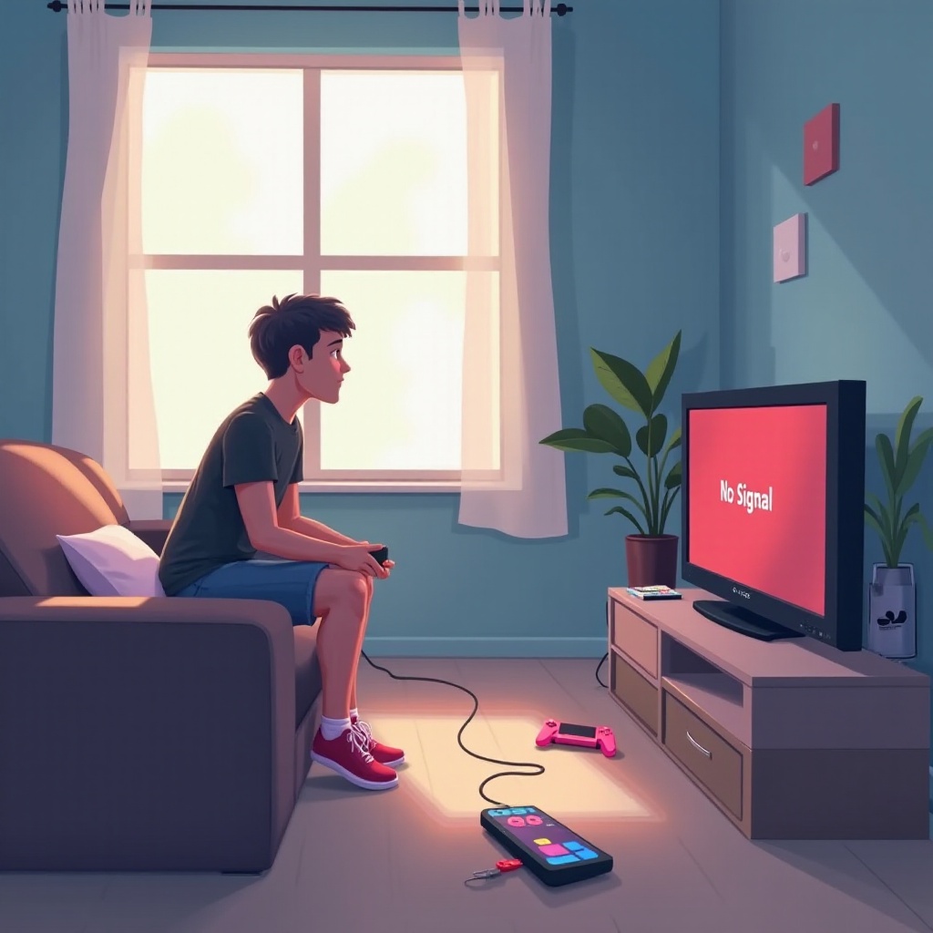 Nintendo Switch ei signaalia televisioon