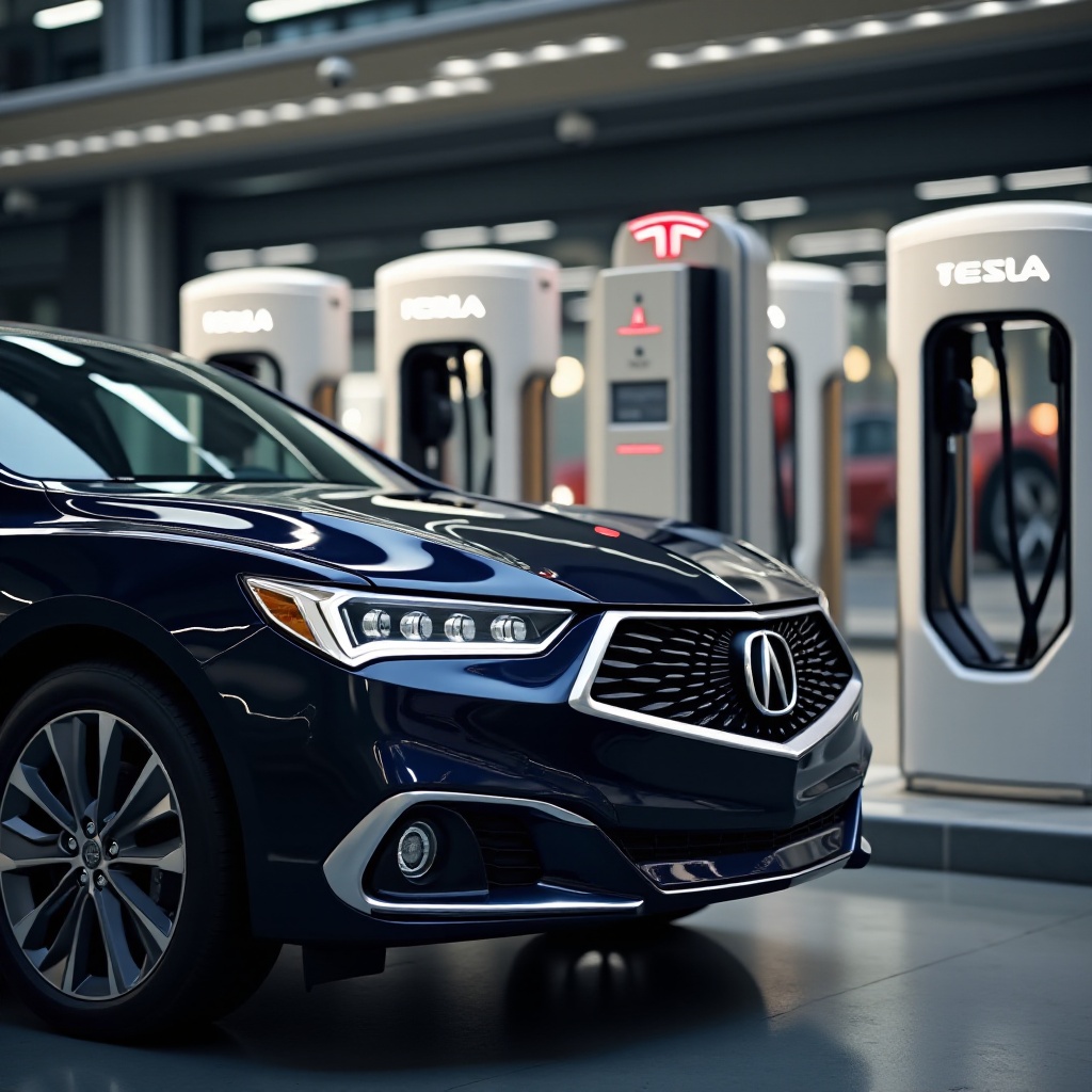 does acura have access to tesla charger