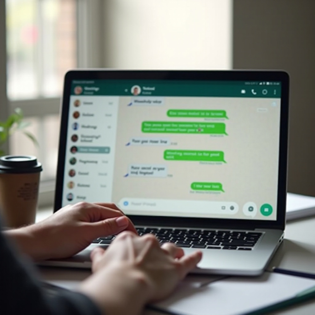 WhatsApp avvia una nuova riga su MacBook