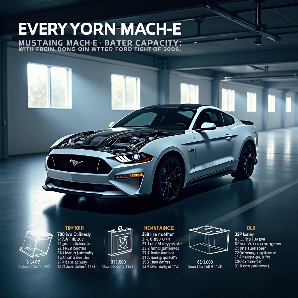 mustang mach e battery capacity
