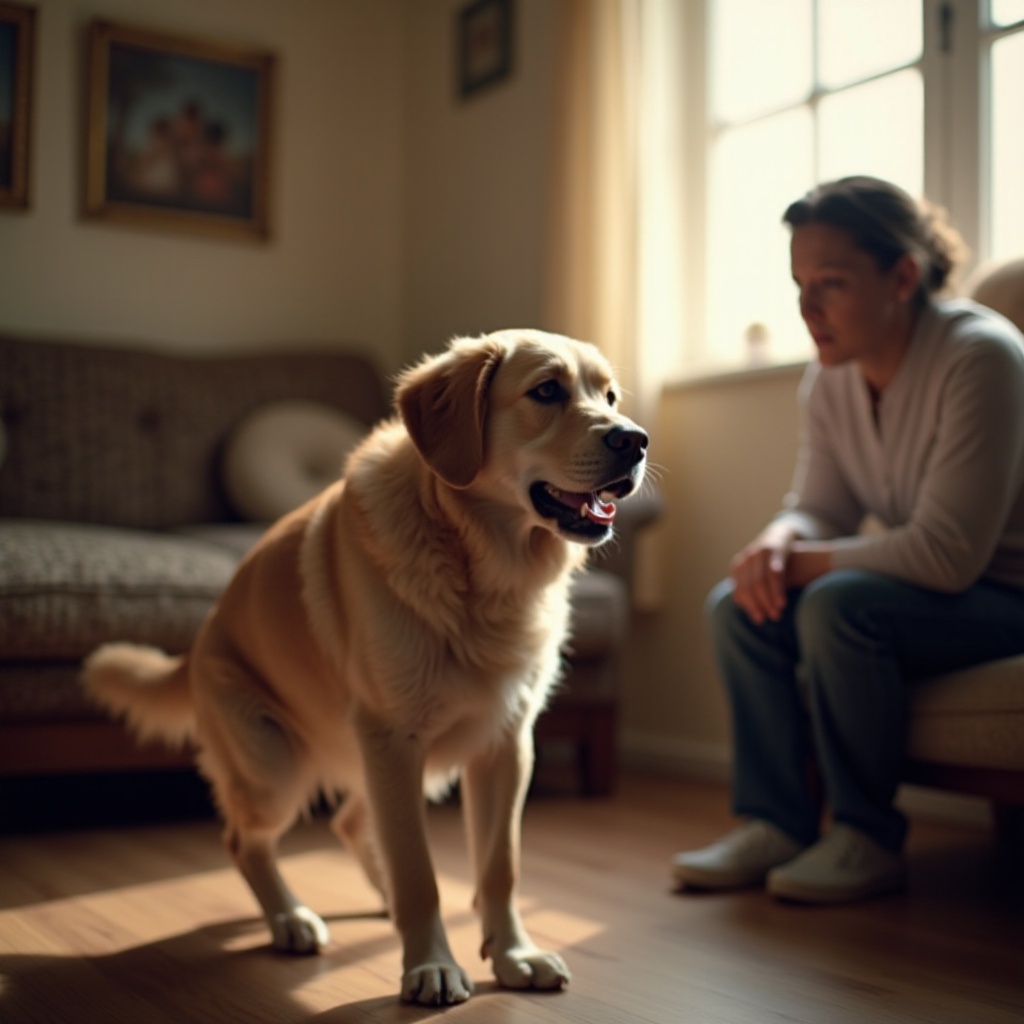 perché il mio vecchio cane fa pipì in casa