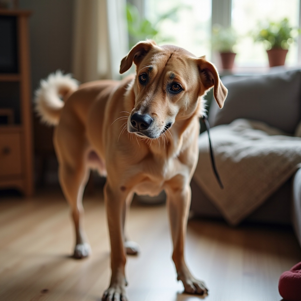 waarom plast mijn oude hond in huis