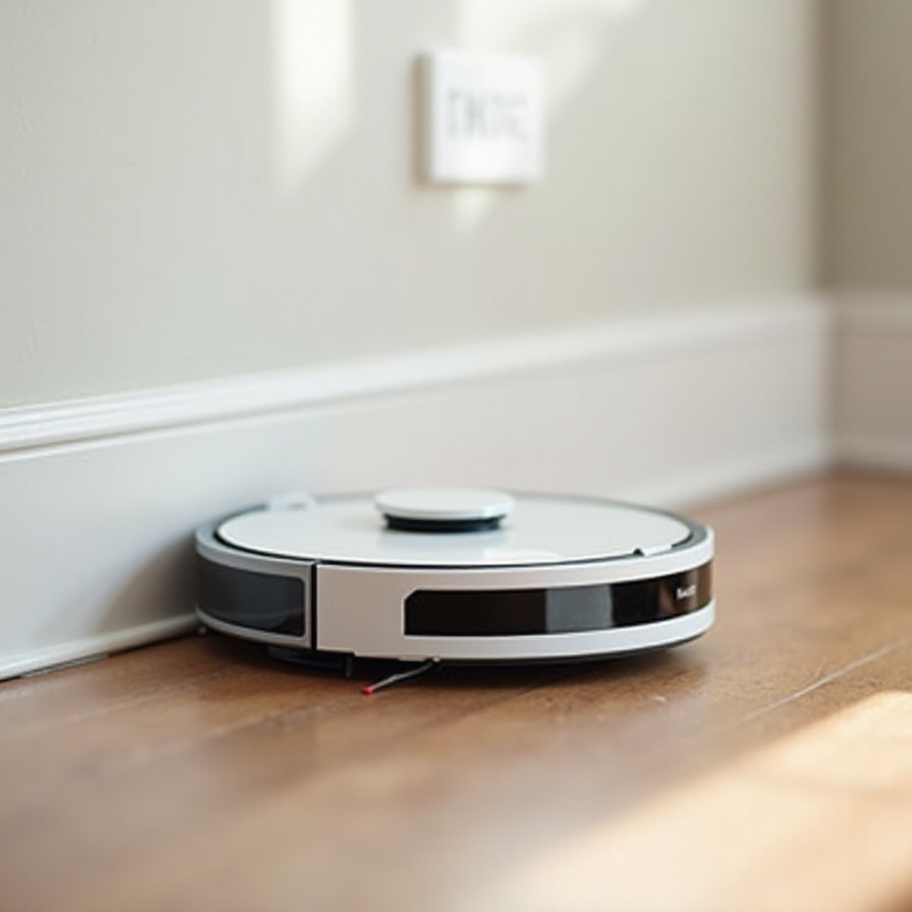 robot aspirador que limpia los zócalos