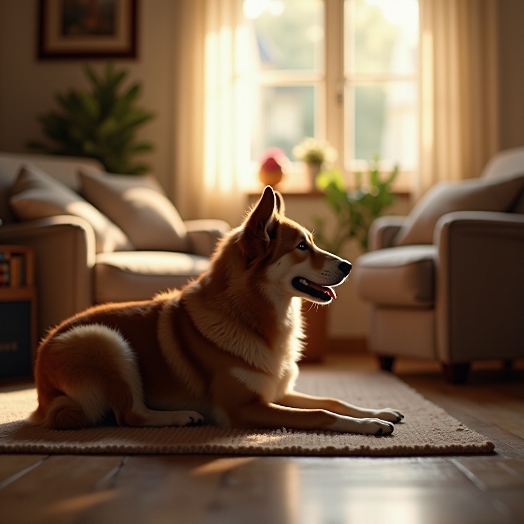 der Hund wird nicht aufhören zu winseln