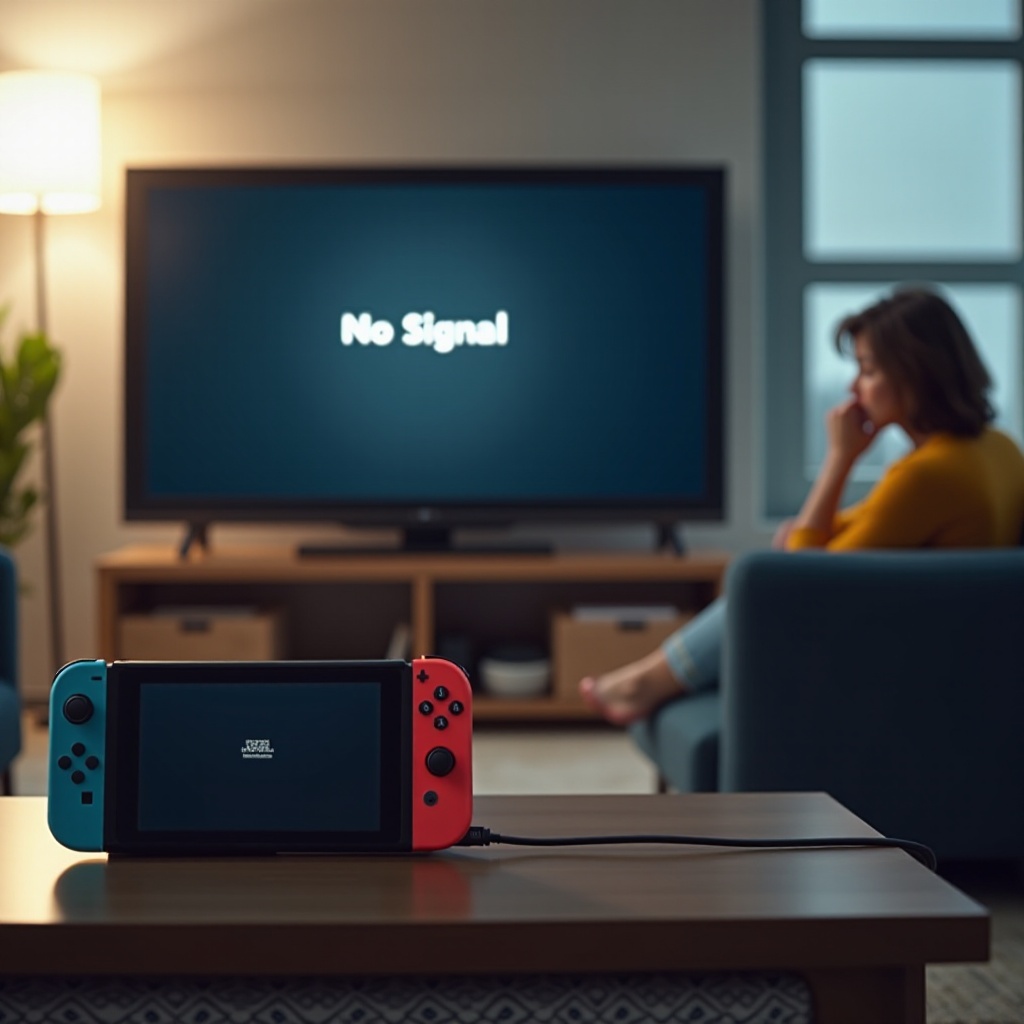 Nintendo Switch geen signaal naar de tv