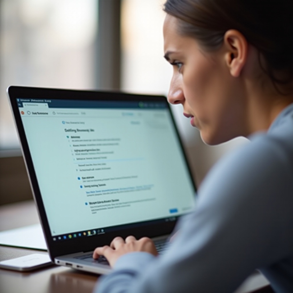 chromebook won't delete browsing dara
