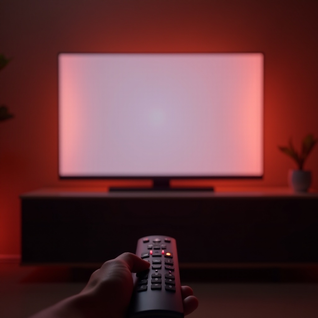 televisore Philips luce rossa lampeggiante