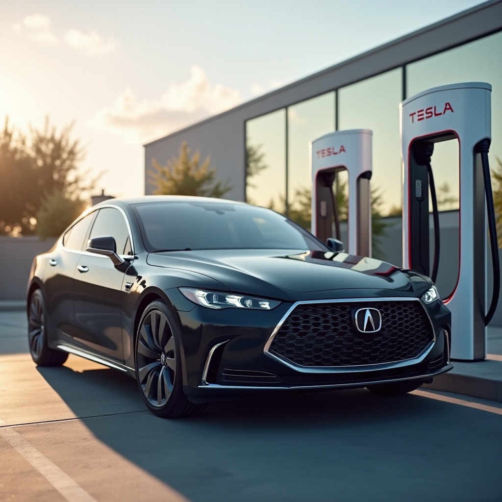 does acura have access to tesla charger