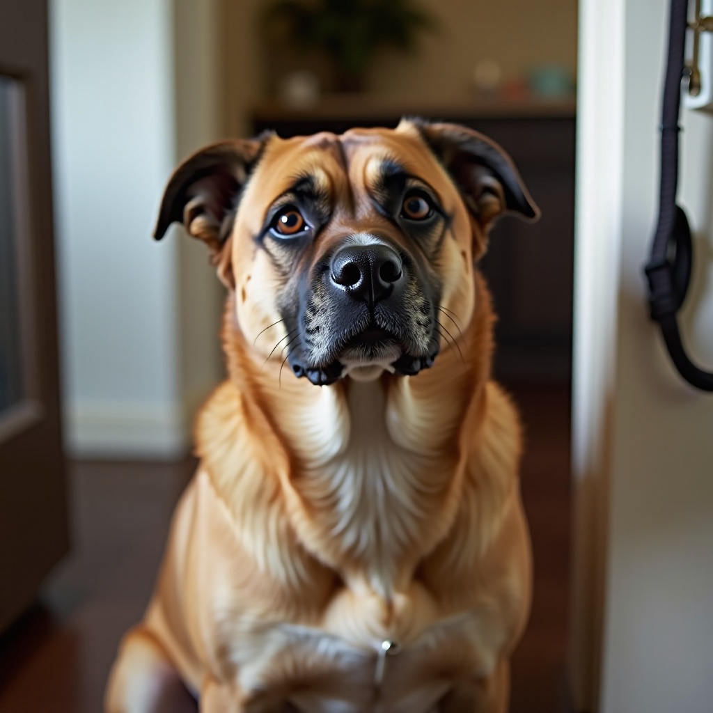 o cachorro choraminga para sair, mas não faz suas necessidades