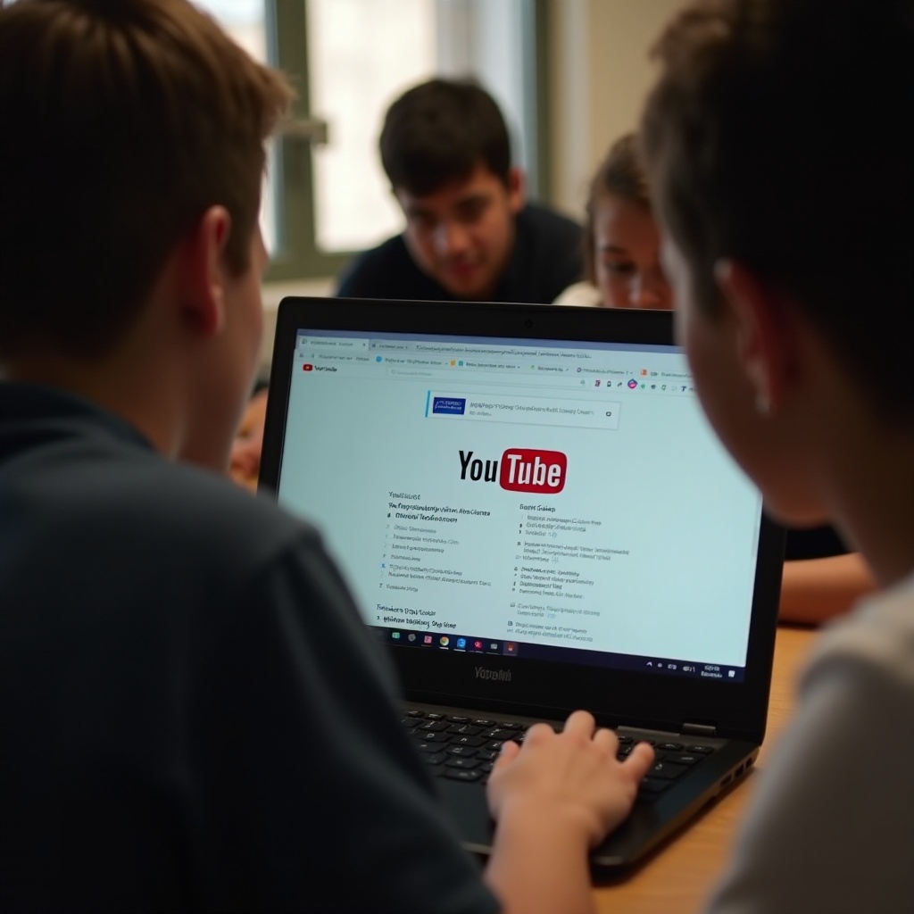 comment débloquer YouTube sur un Chromebook scolaire