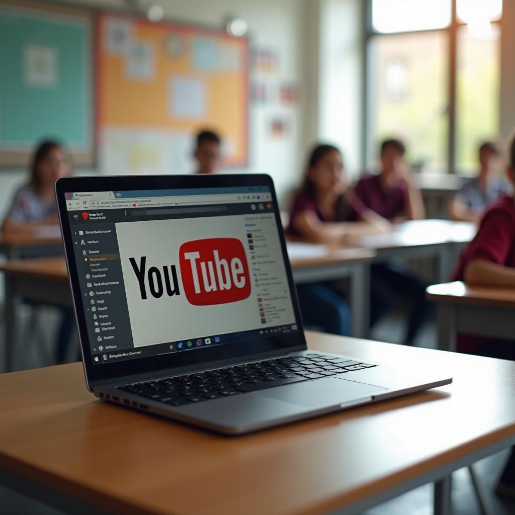 cómo desbloquear YouTube en un Chromebook escolar