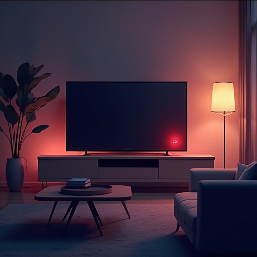 télévision Philips voyant rouge clignotant