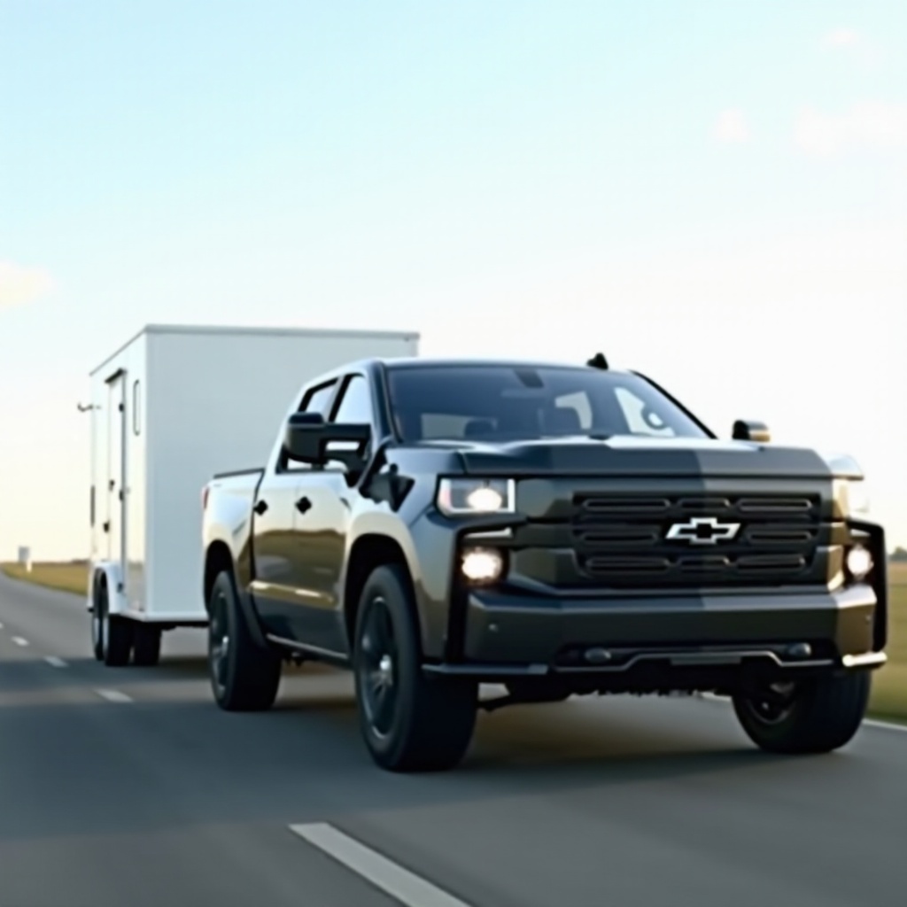 Chevy Silverado EV Anhängereichweite