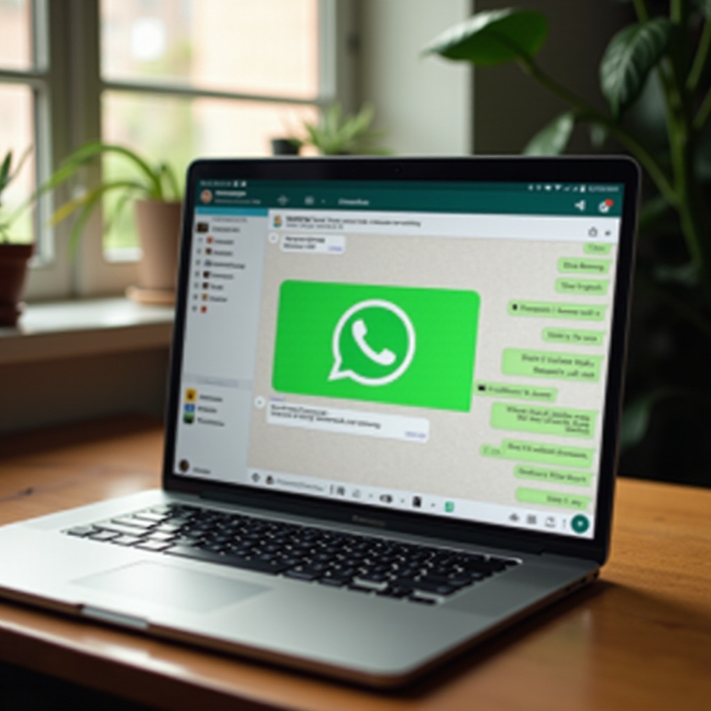 WhatsApp iniciar una nueva línea en MacBook
