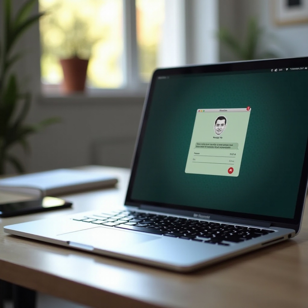 WhatsApp nieuwe regel starten op MacBook