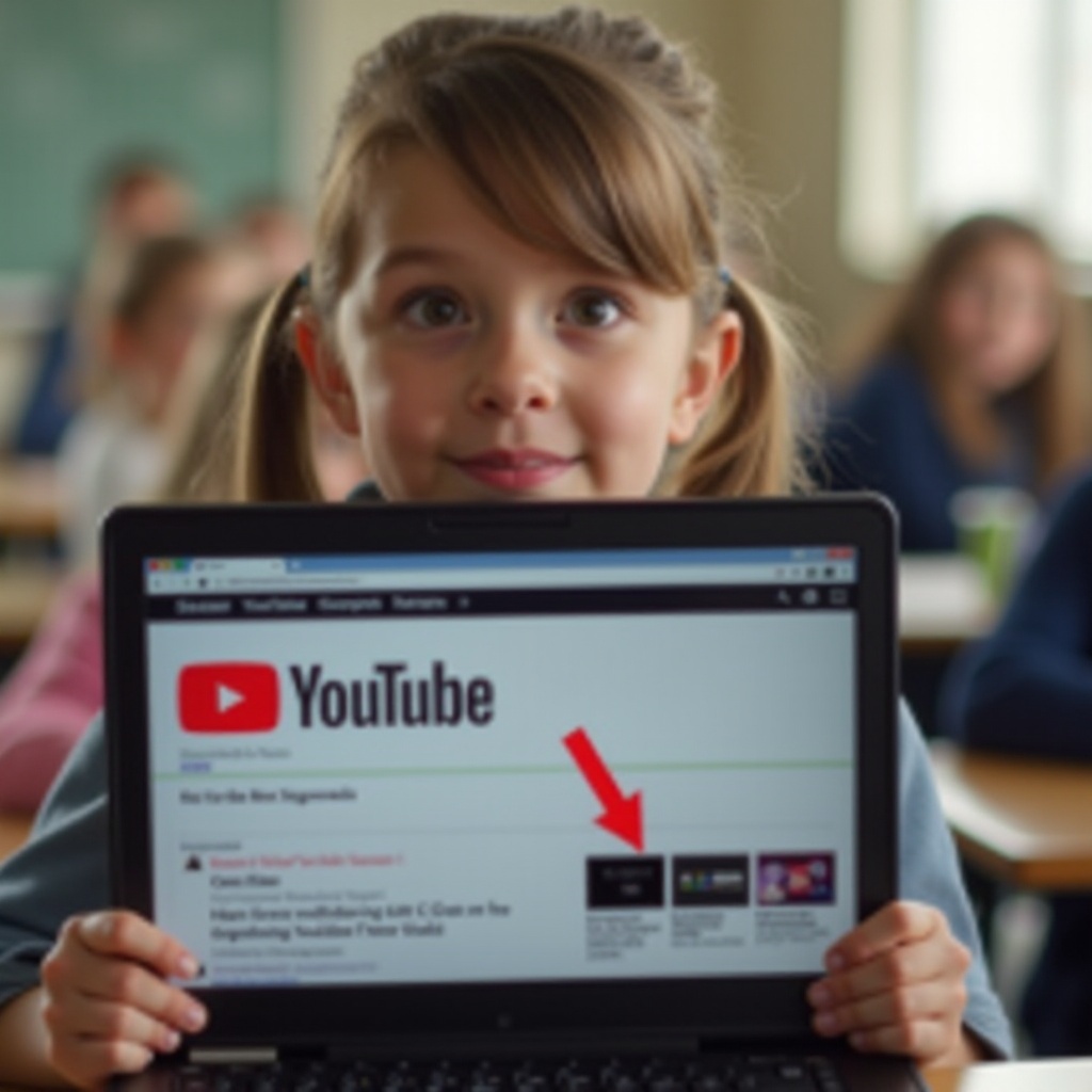 como desbloquear o YouTube em um Chromebook escolar