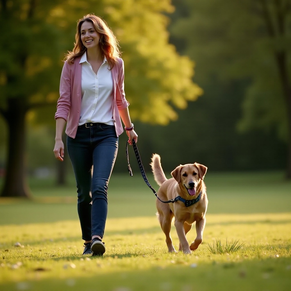 den Hund beibringen, bei Fuß zu gehen