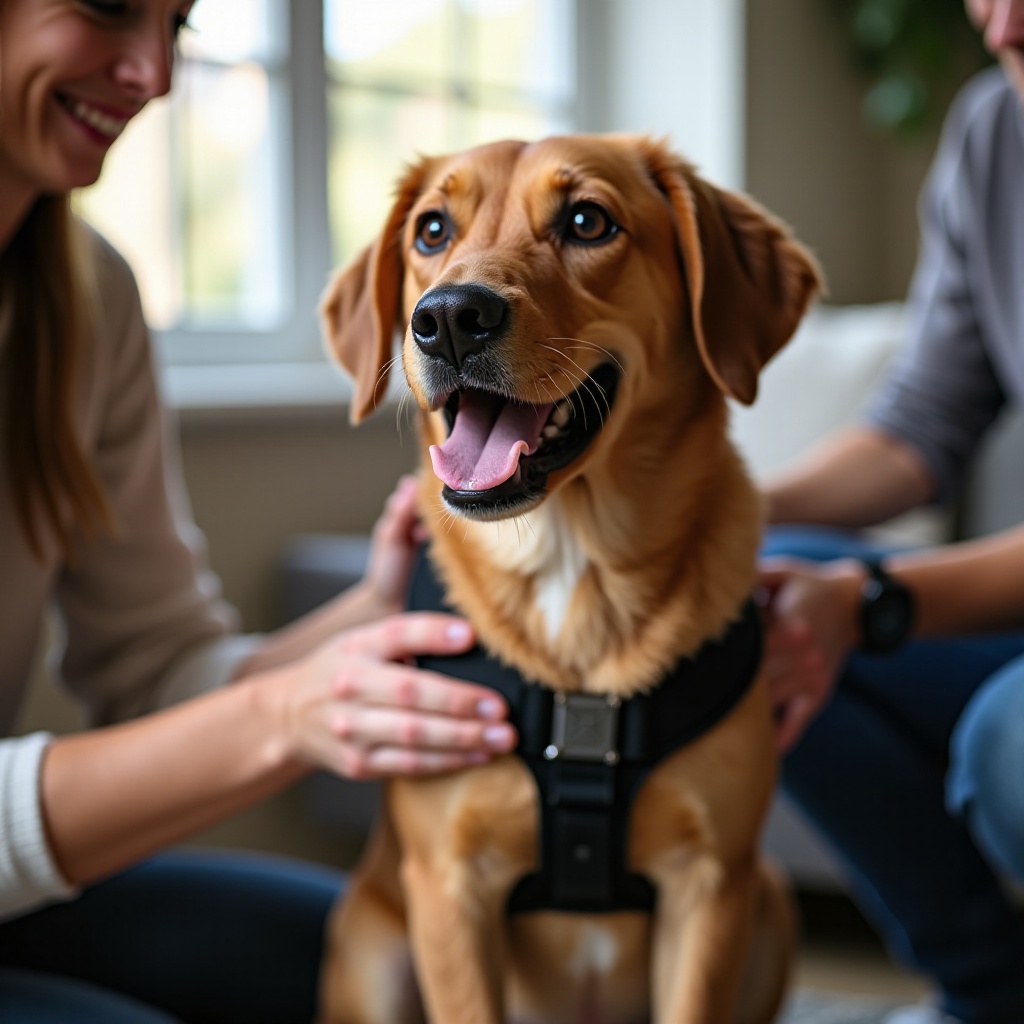 comment mettre un harnais pour chien