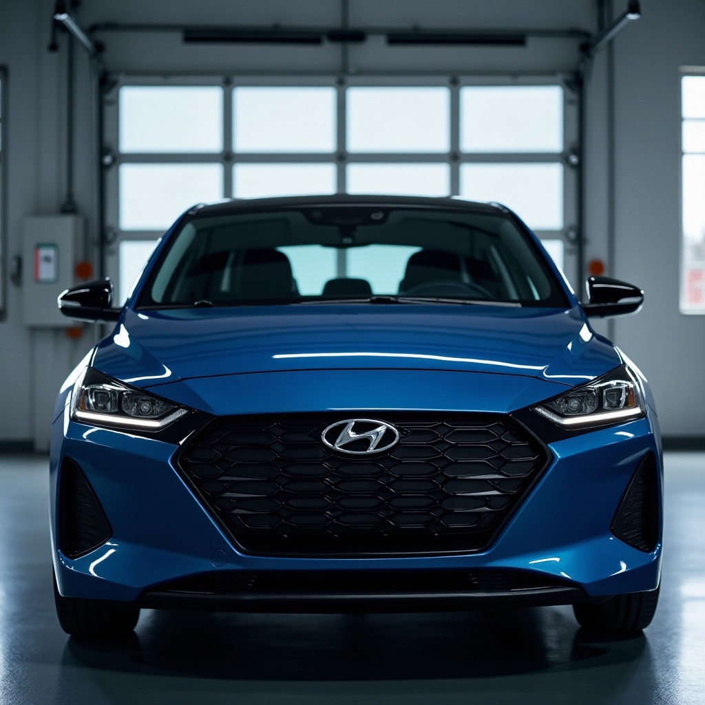 resetknop van de 12V-batterij van de Ioniq 5