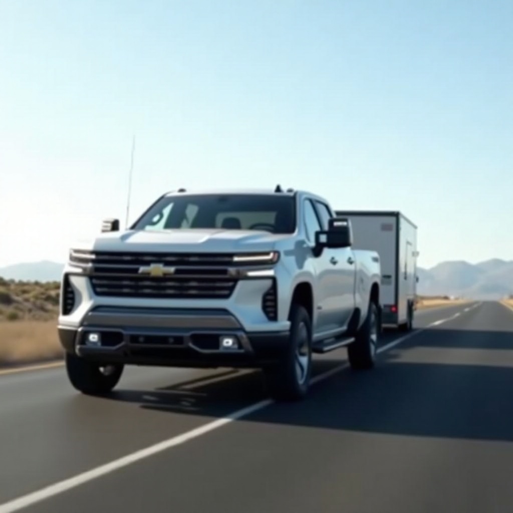chevy silverado ev towing range