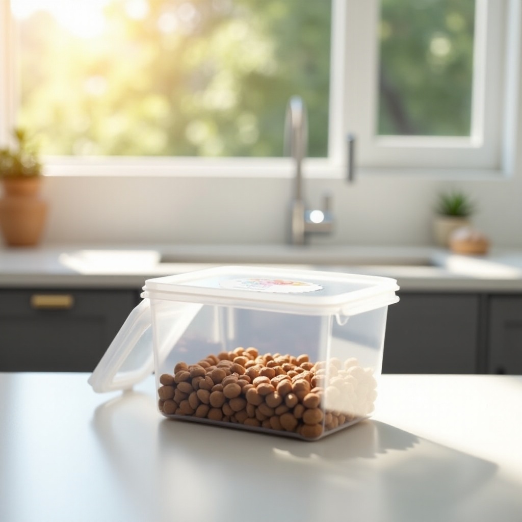 sollten Sie Hundefutter in einem Plastikbehälter aufbewahren