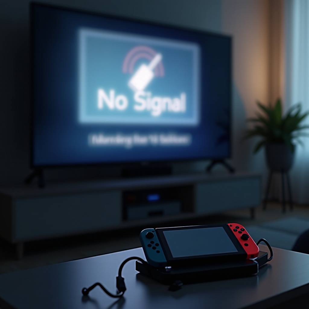 Nintendo Switch aucun signal à la TV