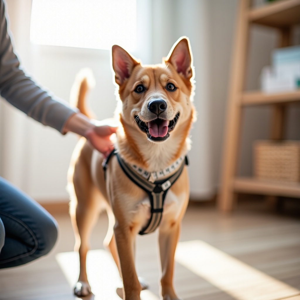 come si misura un cane per un'imbracatura