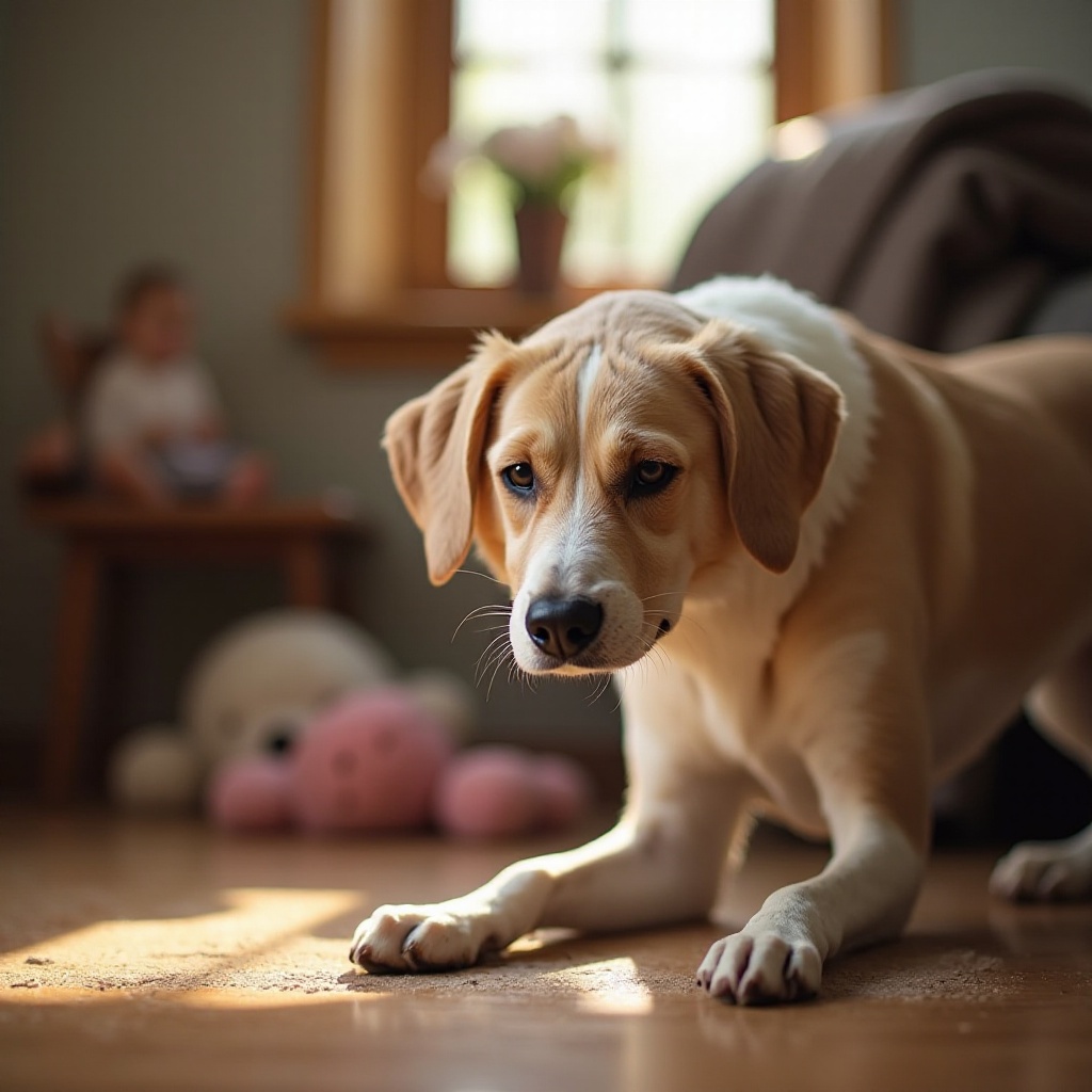 por qué mi perro viejo está orinando en la casa