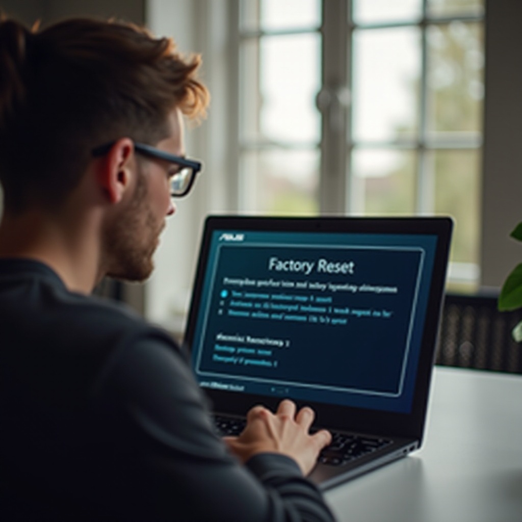 miten palauttaa Asus -kannettava tehdasasetuksiin