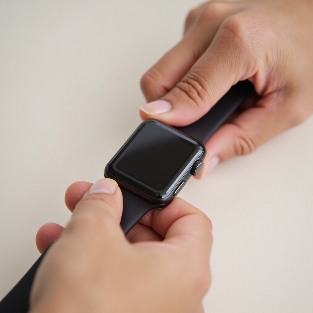 como retirar a pulseira de um Apple Watch
