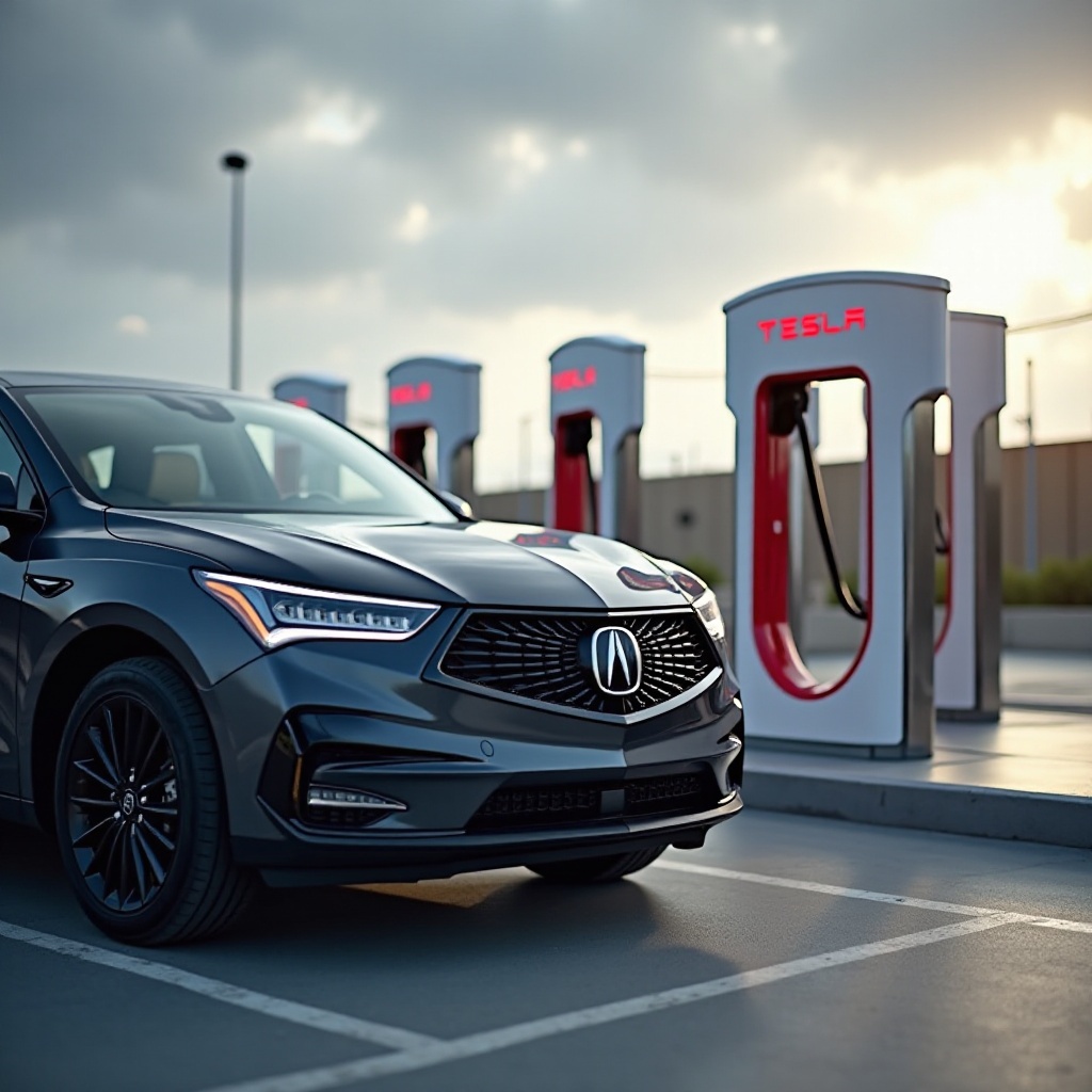 heeft Acura toegang tot de Tesla-oplader