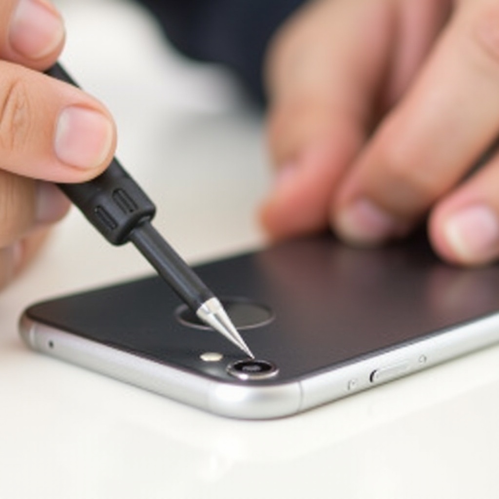 hoe een afgedraaide iPhone-schroef te verwijderen