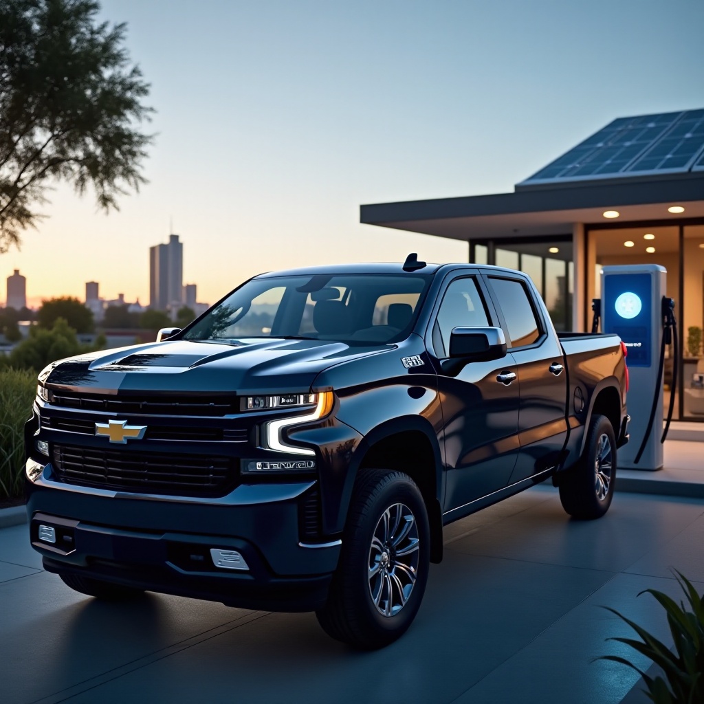 chevy silverado ev charge time