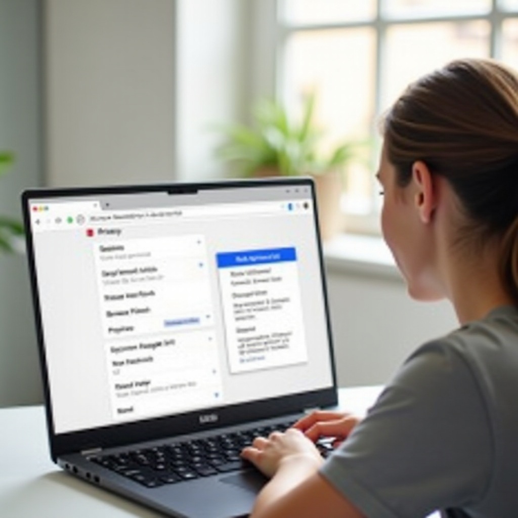 comment effacer les données de navigation sur un Chromebook