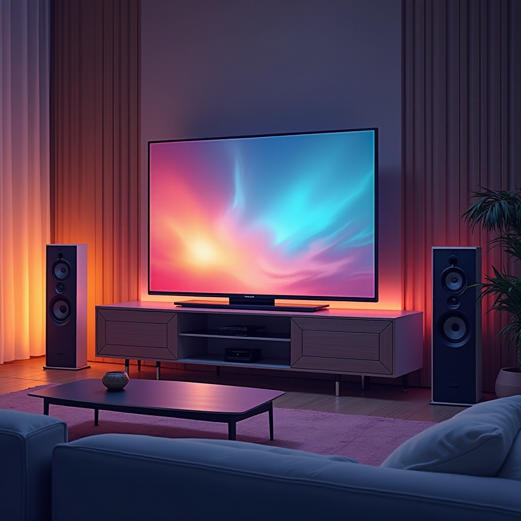 configurações de áudio da TV Hisense