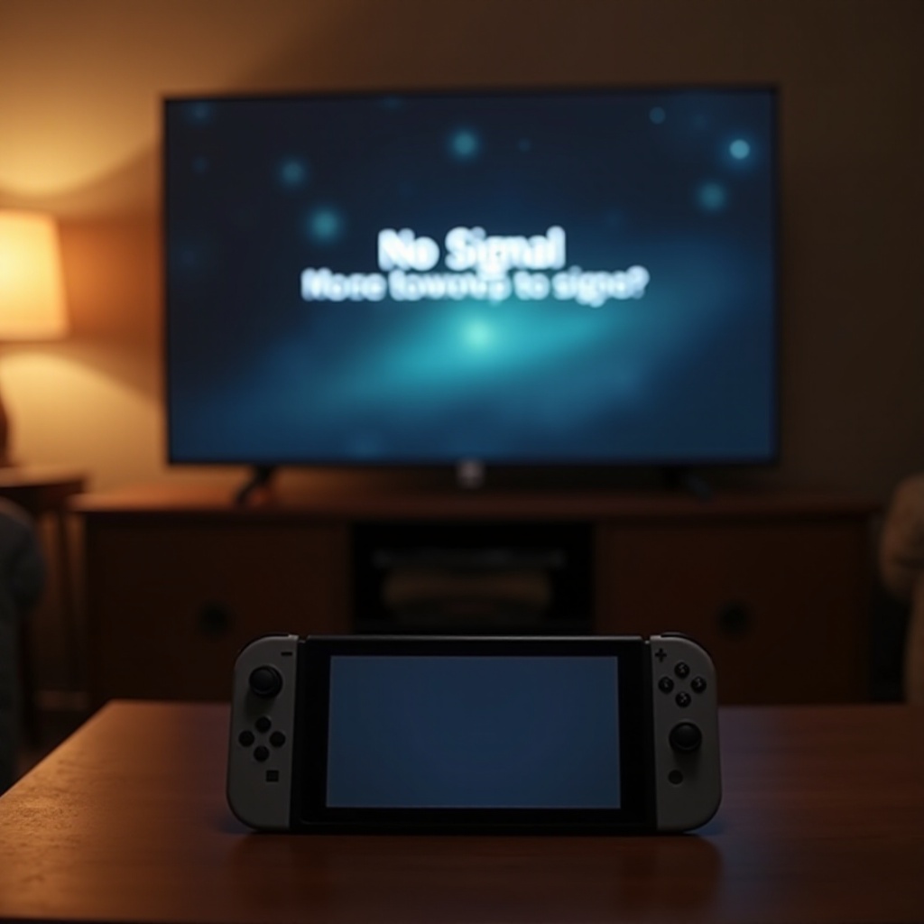 nintendo switch no signal to tv