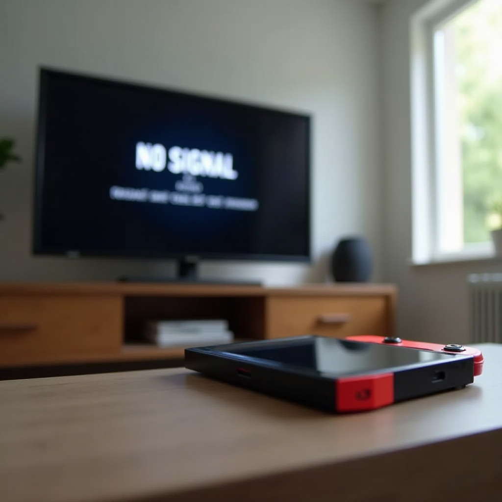 Nintendo Switch sem sinal para a TV