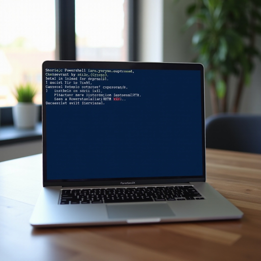 Windows PowerShell auf Chromebook