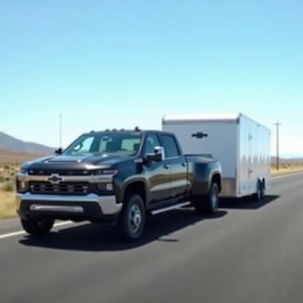 Chevy Silverado EV Anhängereichweite