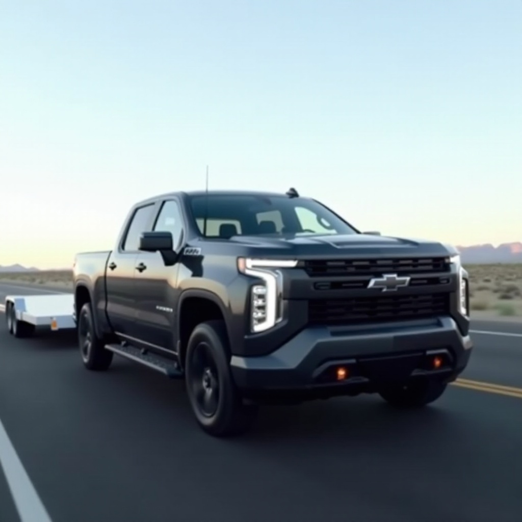 chevy silverado ev autonomía de remolque