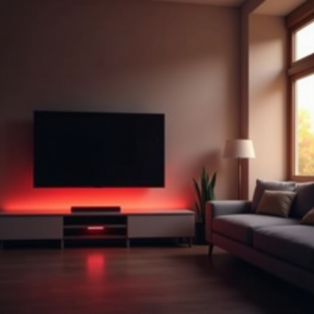 TV Philips luz vermelha piscando