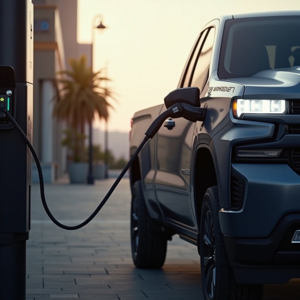 tempo de carga do chevy silverado ev