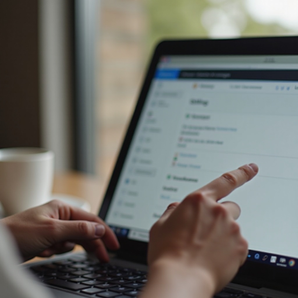 come cancellare i dati di navigazione su un Chromebook