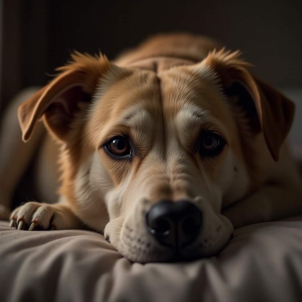 older dog whining at night