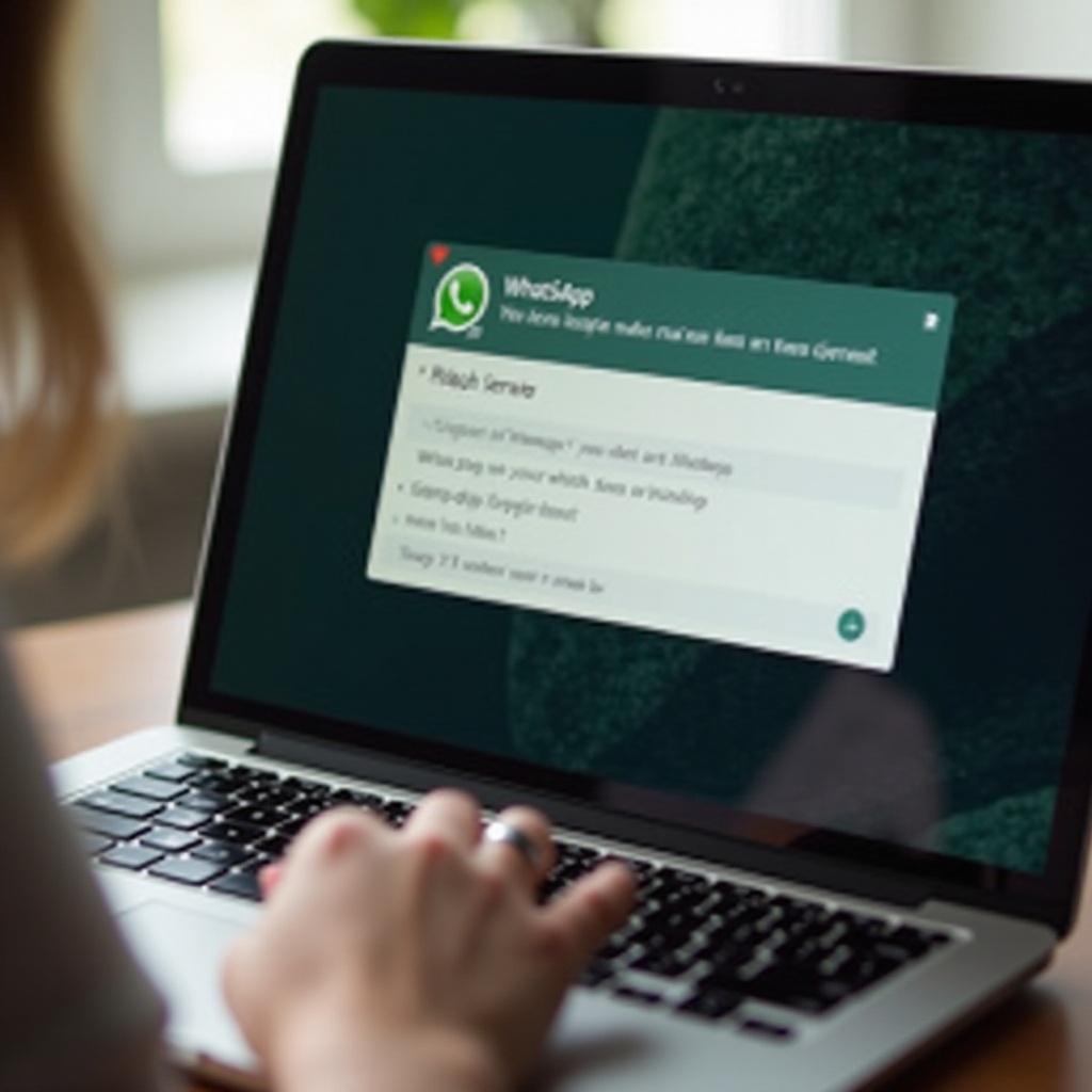 WhatsApp neue Zeile auf MacBook starten