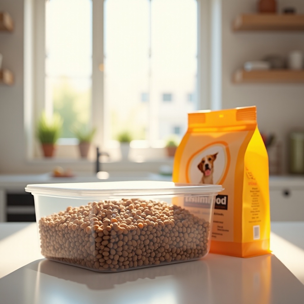 should you store dog food in a plastic container