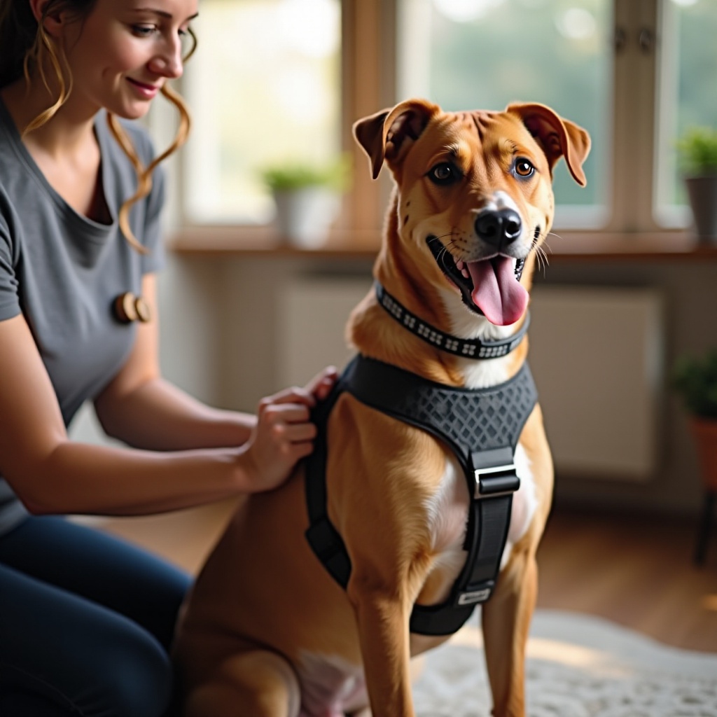 how do you measure a dog for a harness