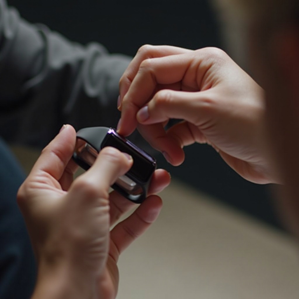 come si toglie il cinturino da un Apple Watch